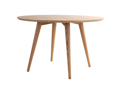 Table à manger ronde frêne D120 cm LIVIA