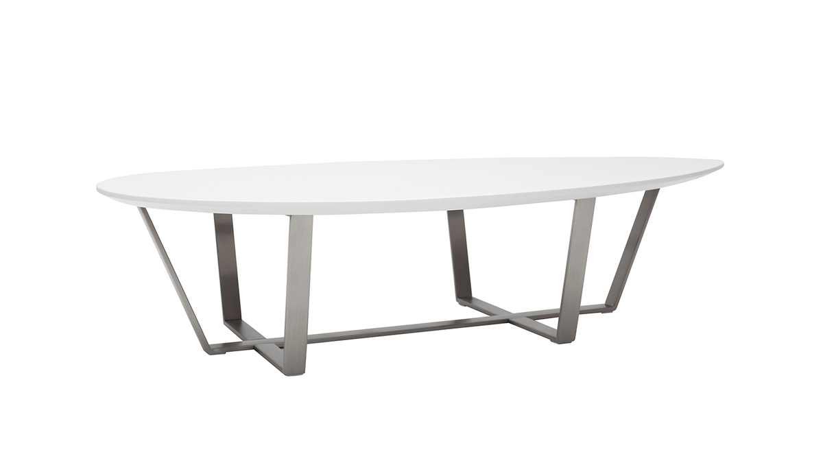 Table basse design blanche MILLA