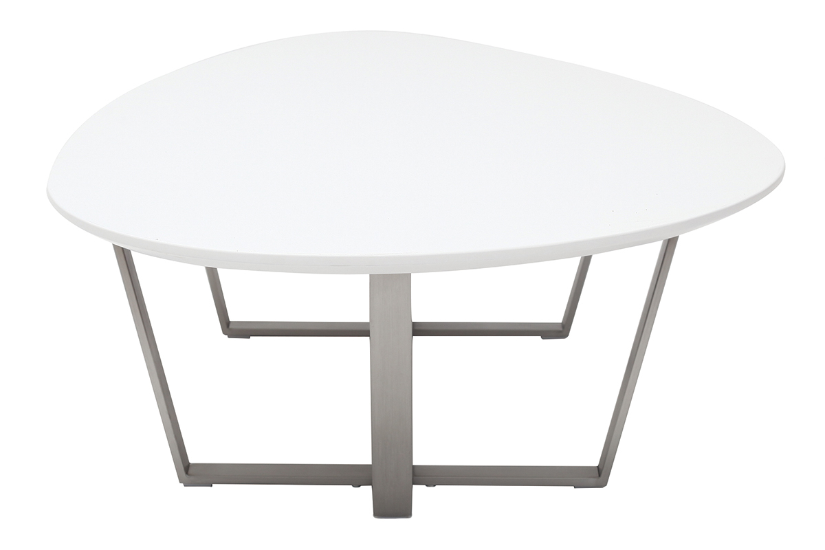 Table basse design blanche MILLA