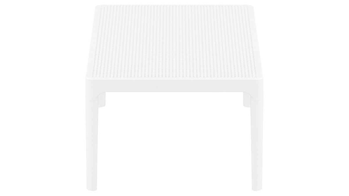 Table basse design intrieur / extrieur blanc OSKOL