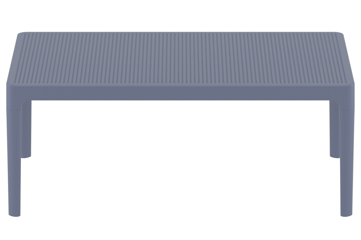 Table basse design int�rieur / ext�rieur gris OSKOL