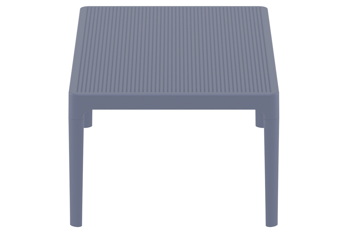 Table basse design int�rieur / ext�rieur gris OSKOL