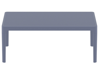 Table basse design int&eacute;rieur / ext&eacute;rieur gris OSKOL