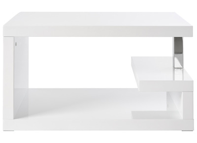 Table basse design laqu&eacute;e blanche REX