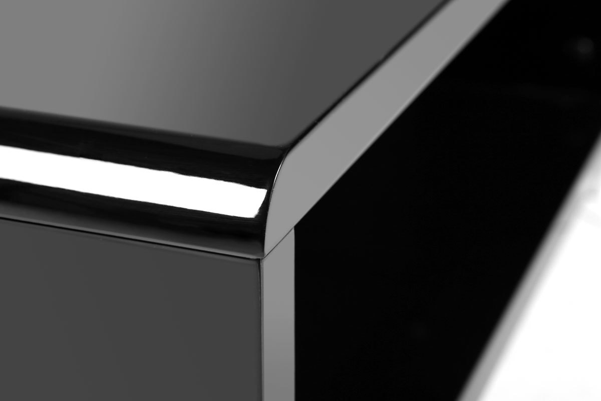 Table basse design laque noire ROXY