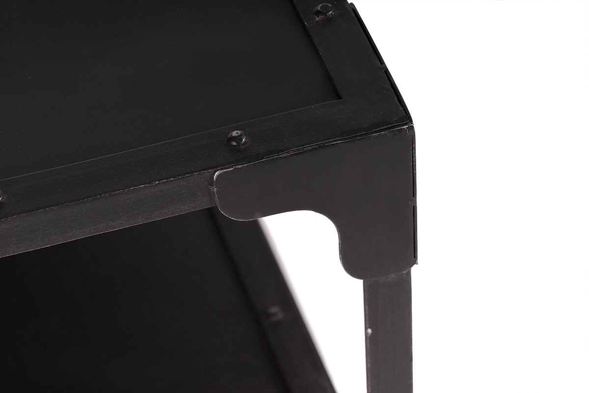 Table basse design m�tal noir L120 cm FACTORY