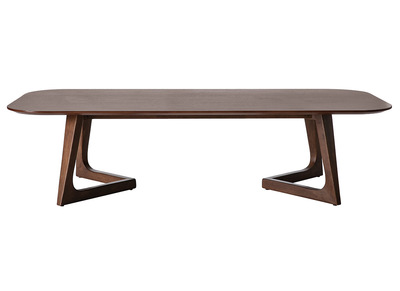 Table basse design noyer 150cm JUKE