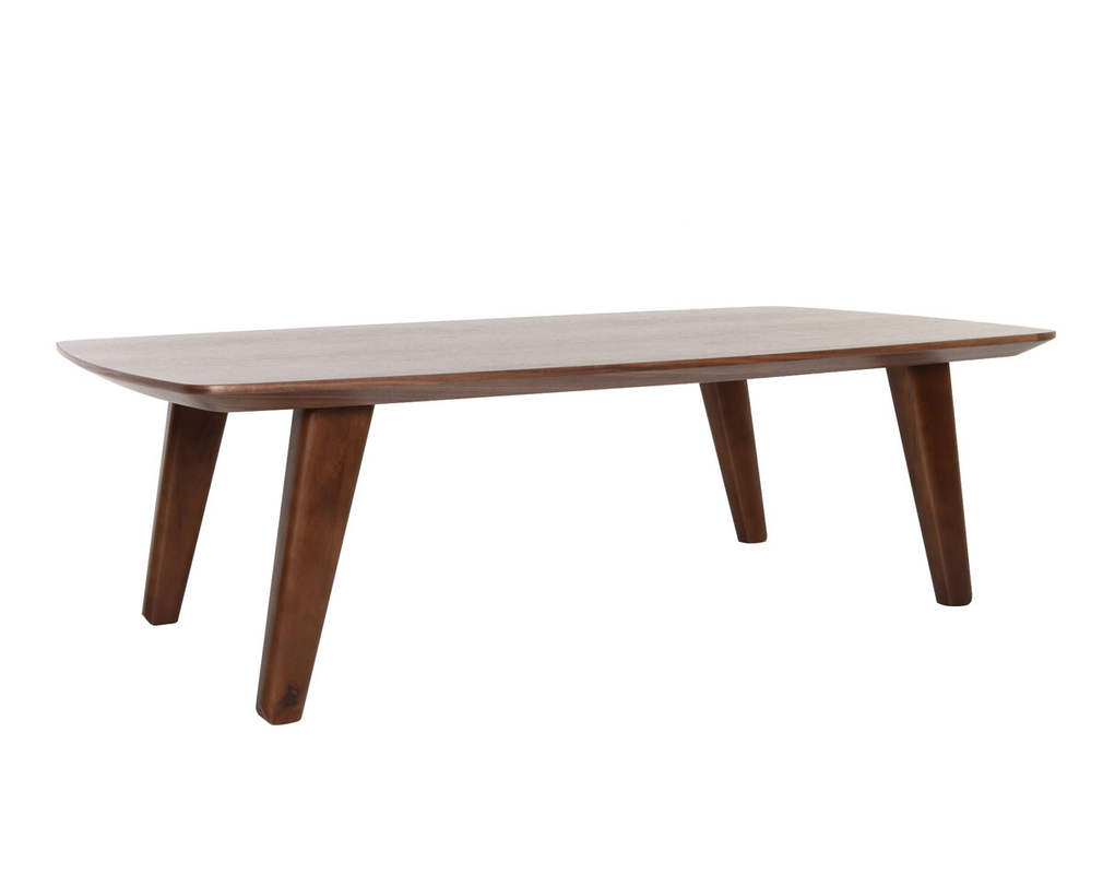 Table basse design noyer FIFTIES - Zoom Table basse design noyer FIFTIES