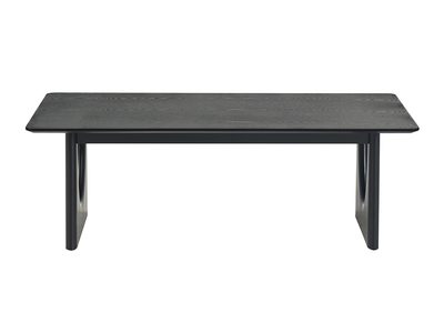 Table basse design rectangulaire noir L120 cm KUALA