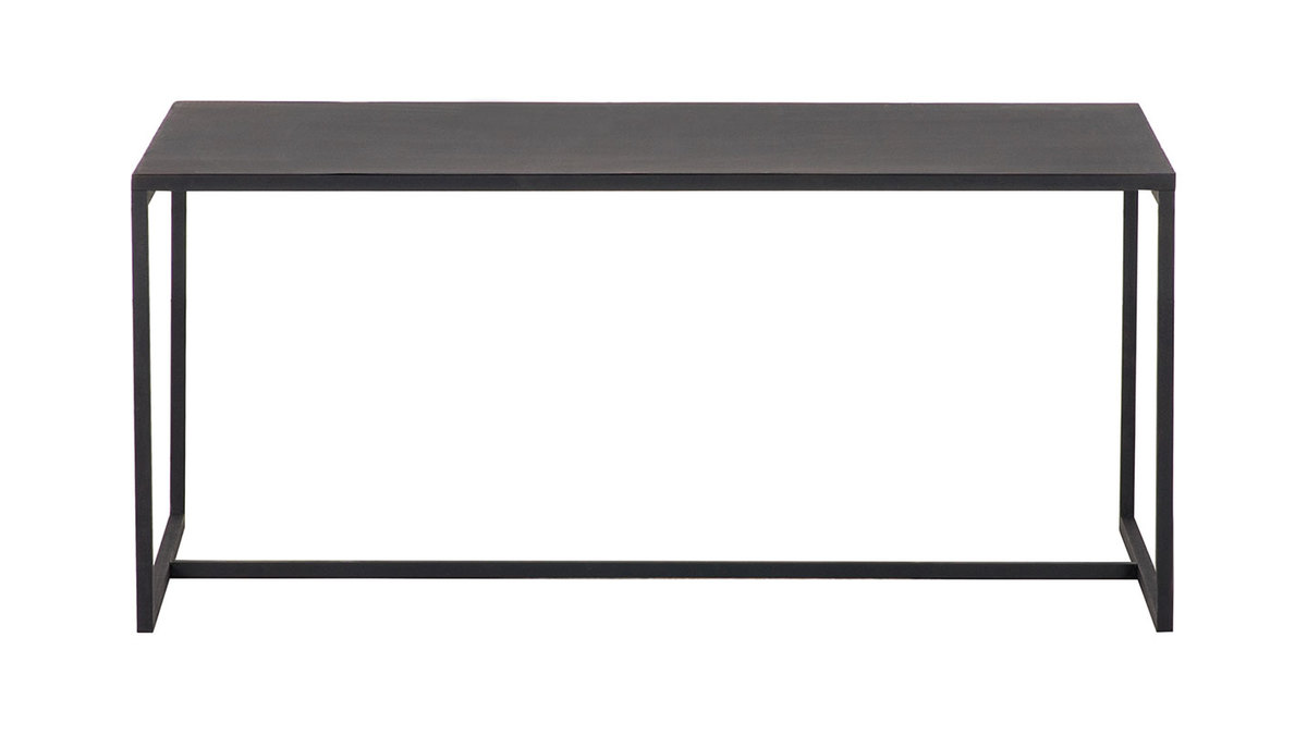 Table basse industrielle métal noir KARL