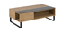 Table basse relevable en bois et m&eacute;tal WYNN