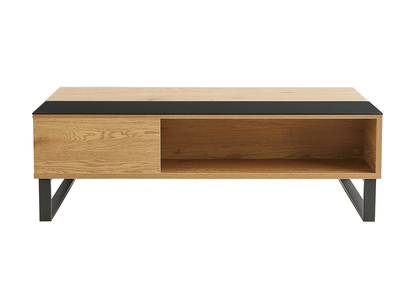 Table basse relevable en bois et m&eacute;tal WYNN
