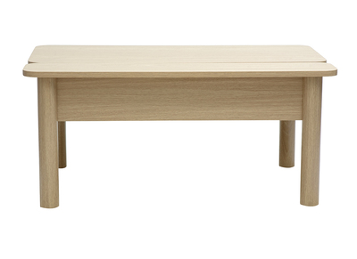 Table basse relevable finition bois chêne L100 cm BOLSO