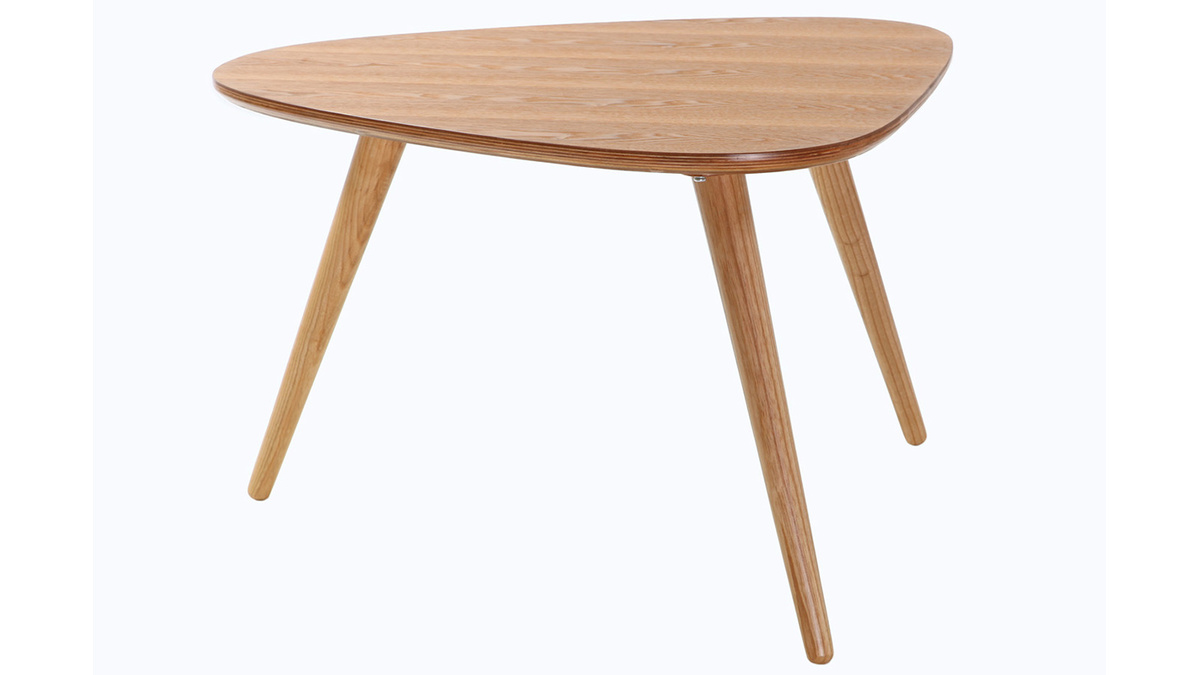 Table basse scandinave bois clair L69 cm ARTIK