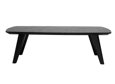 Table basse vintage noire rectangulaire L120cm FIFTIES