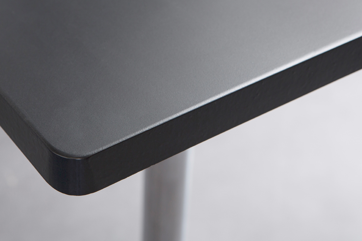 Table de bar noire carr�e JACK