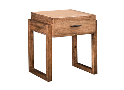Table de chevet avec tiroir en manguier massif DALE