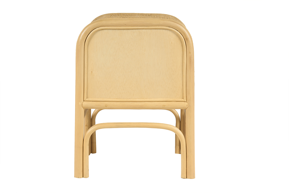 Table de chevet en rotin GALON