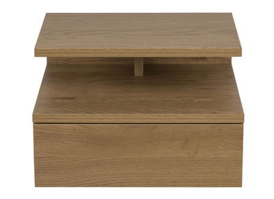 Table de chevet murale finition ch&ecirc;ne naturel MITSY