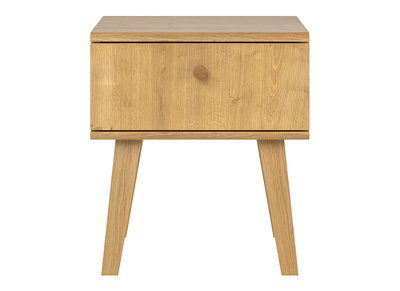 Table de chevet scandinave 1 tiroir ch&ecirc;ne MAHE