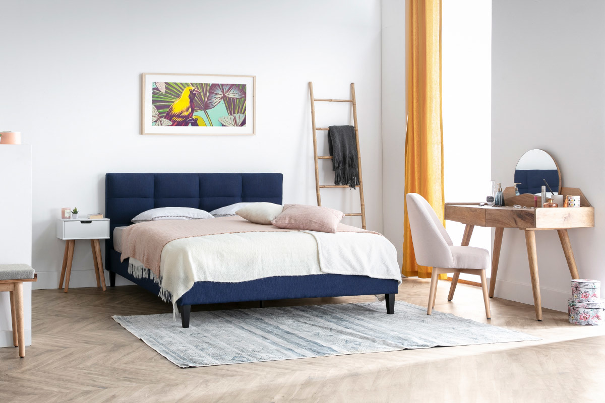 Table de chevet scandinave bois et blanc SNOOP