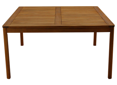 Table de jardin carrée en bois massif L147 cm AKIS