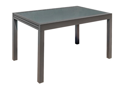 Table de jardin extensible gris anthracite L135-270 cm PORTOFINO