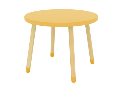 Table de jeu enfant jaune LUDIK - Table de jeu enfant jaune LUDIK