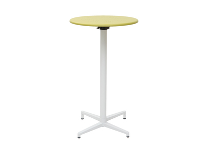 Table haute pliante ronde en métal vert anis DOTS - Table haute pliante ronde en métal vert anis DOTS