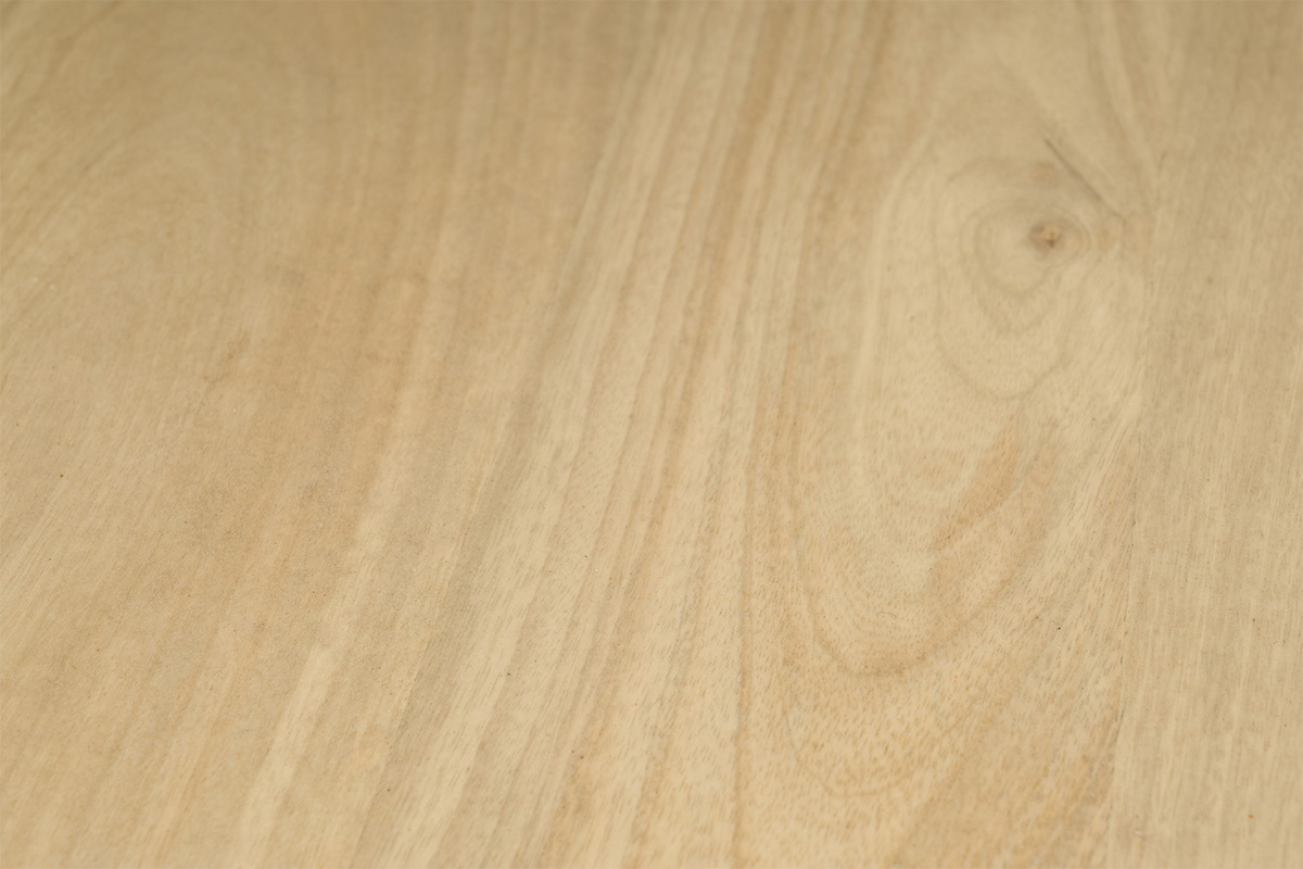 Tables basses gigognes rondes bois manguier massif (lot de 2) BARREL