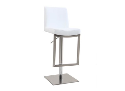 Tabouret de bar design blanc KYLE