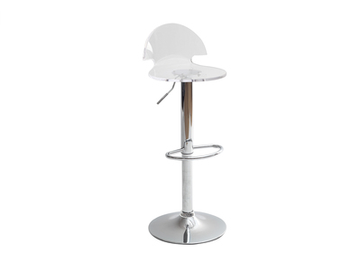 Tabouret de bar design en plexiglas transparent ORION