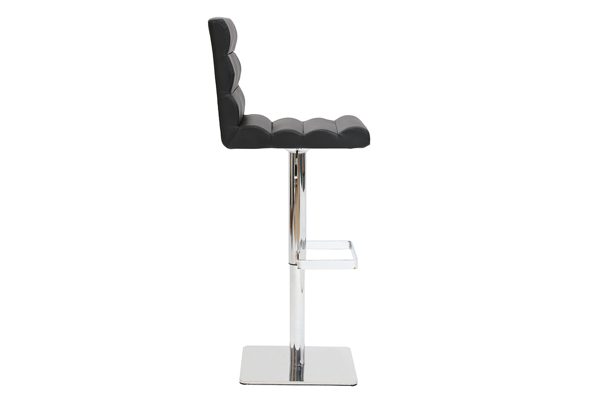 Tabouret de bar design noir COLOMBUS