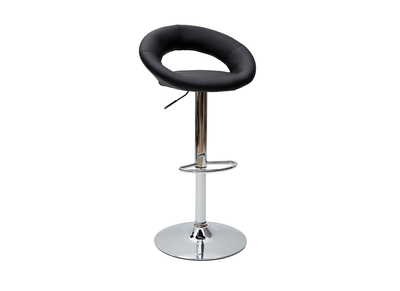Tabouret de bar design noir NEWTON