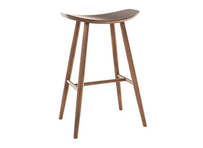 Tabouret de bar design noyer 72 cm DEMORY