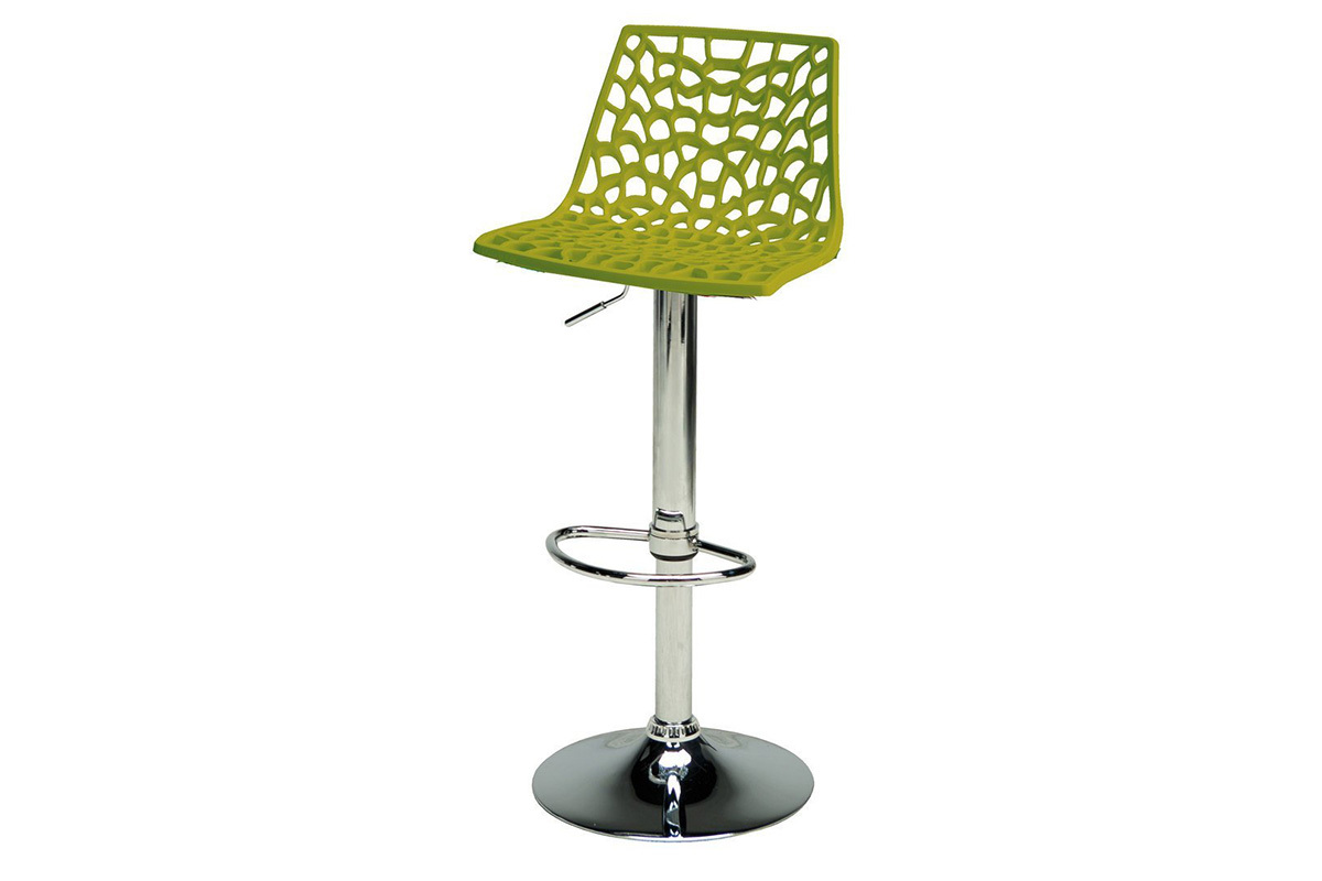 Tabouret de bar design vert ATRAX