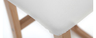 Tabourets de bar bois clair et blanc 65 cm (lot de 2) OSAKA