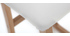 Tabourets de bar bois clair et blanc 65 cm (lot de 2) OSAKA