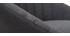 Tabourets de bar design tissu gris foncé 65 cm (lot de 2) SHERU