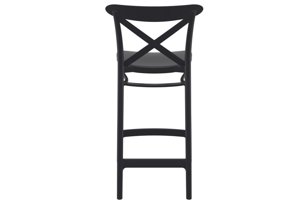 Tabourets de bar noirs H65 cm intrieur / extrieur (lot de 4) GERMAIN