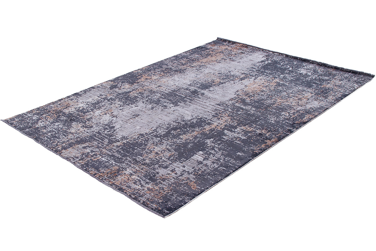 Tapis effet us� gris 160 x 230 cm PERRE