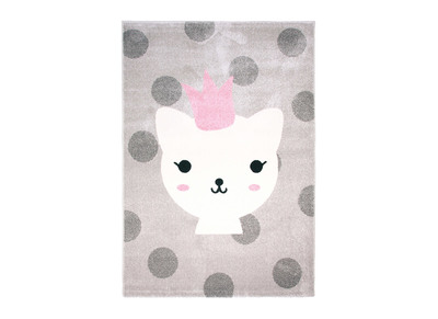 Tapis enfant avec imprim&eacute; animal 120x170 cm POLKA