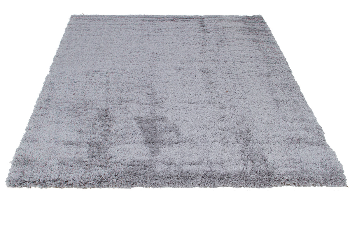 Tapis gris clair 160x230 cm PLUMA