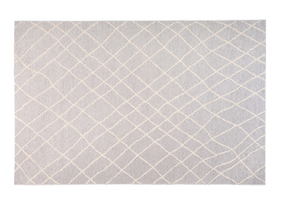 Tapis gris clair polypropyl&egrave;ne 160x230 FLOW