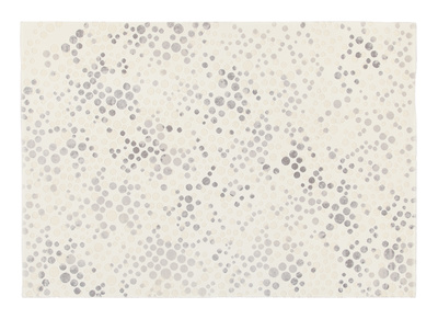 Tapis ivoire &agrave; motifs 160 x 230 cm BULLES