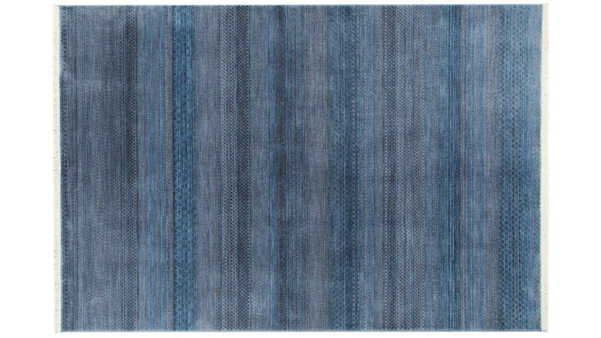 Tapis moderne  motifs bleus 160 x 230 cm INDIGO