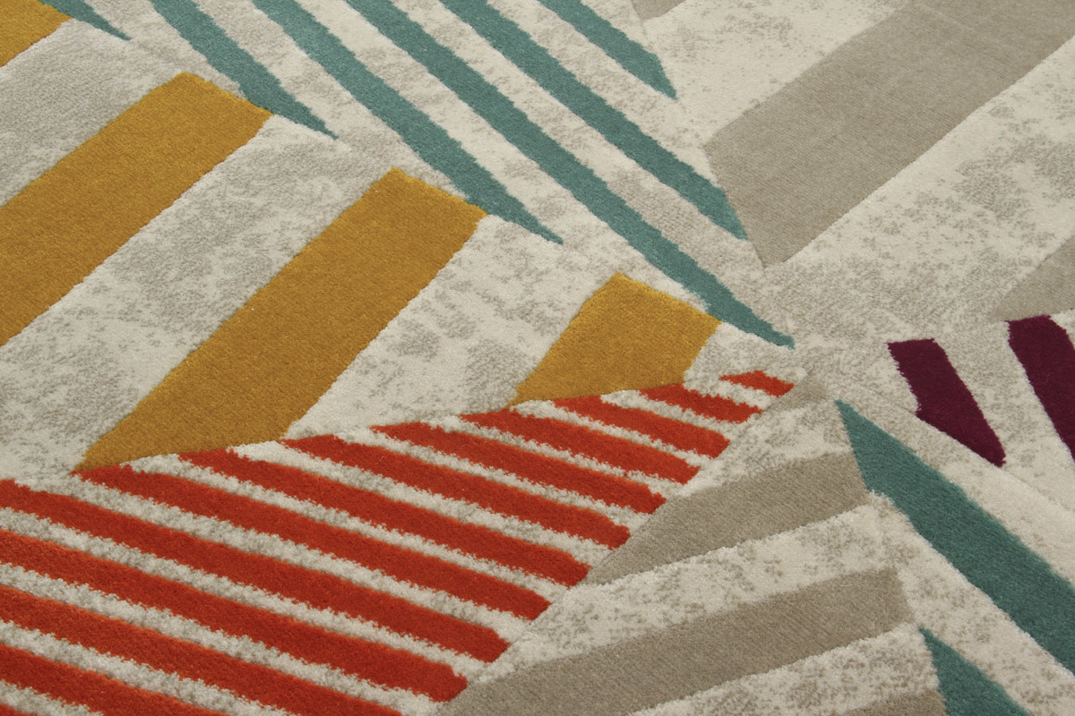 Tapis multicolore 160 x 230 cm TRIANGLE