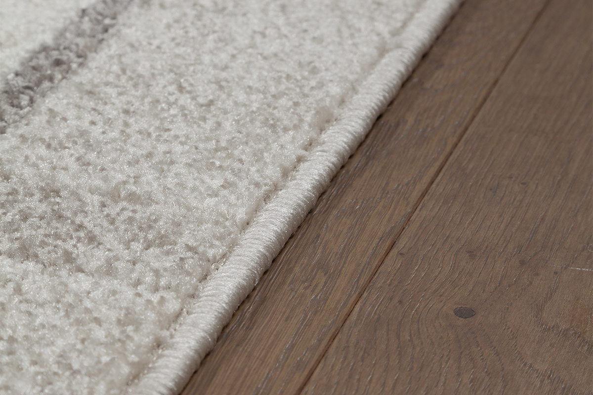 Tapis rectangulaire beige  motifs 150 x 220 cm IRENE