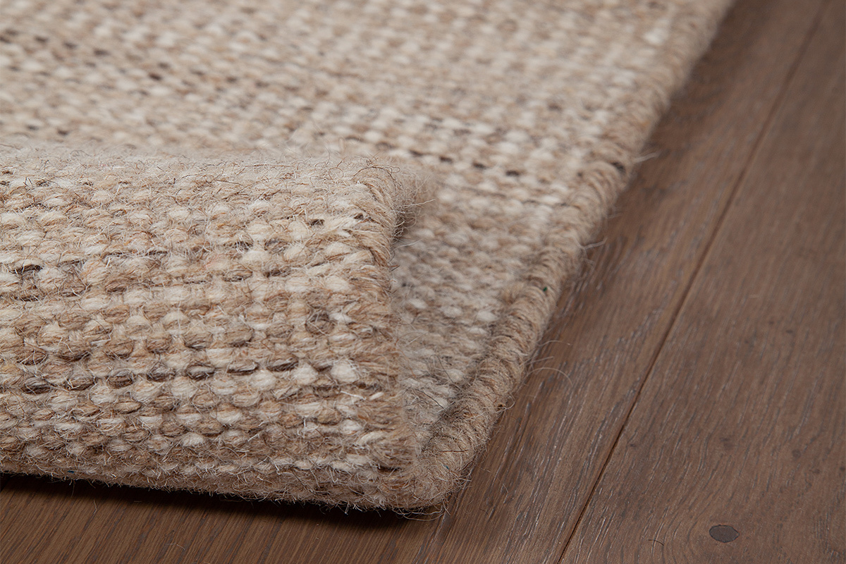 Tapis rectangulaire en laine et coton 160 x 230 cm SIMBEL