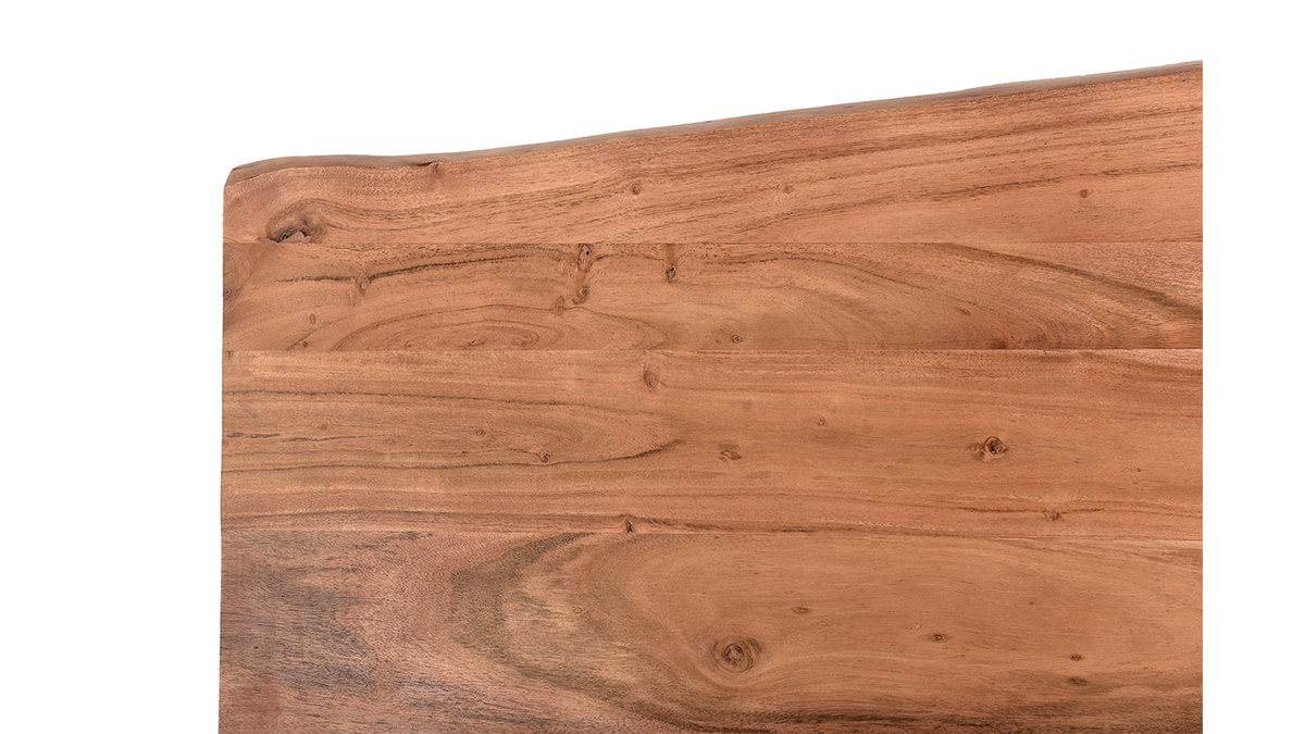Tête de lit à poser en bois massif L160 cm BOHEMIAN - Miliboo